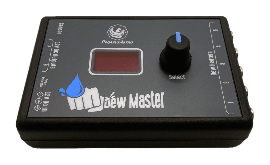 Pegasus Astro DewMaster – 5 Channel Digital Dew Heater Controller (with sensor)